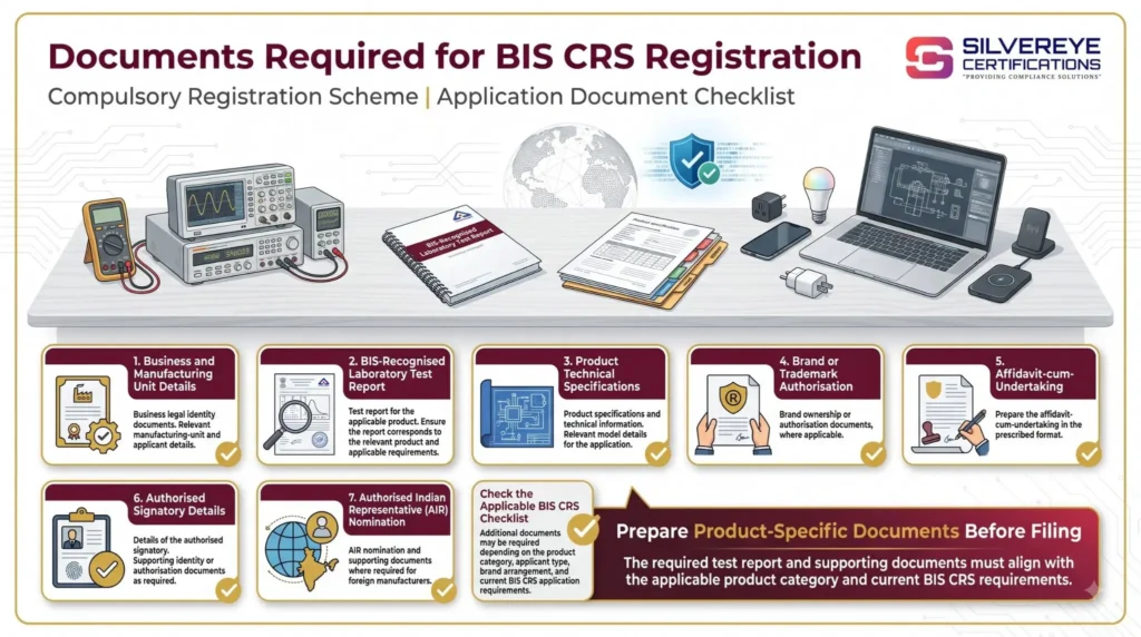 Documents Required For BIS CRS Registration