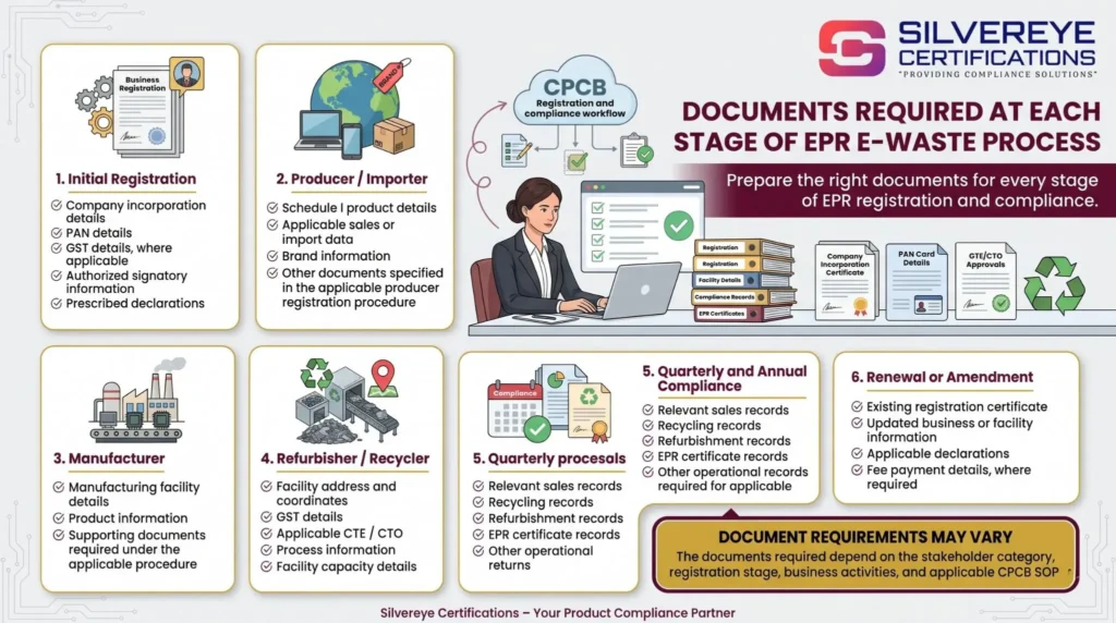 Documents Required For EPR E-Waste
