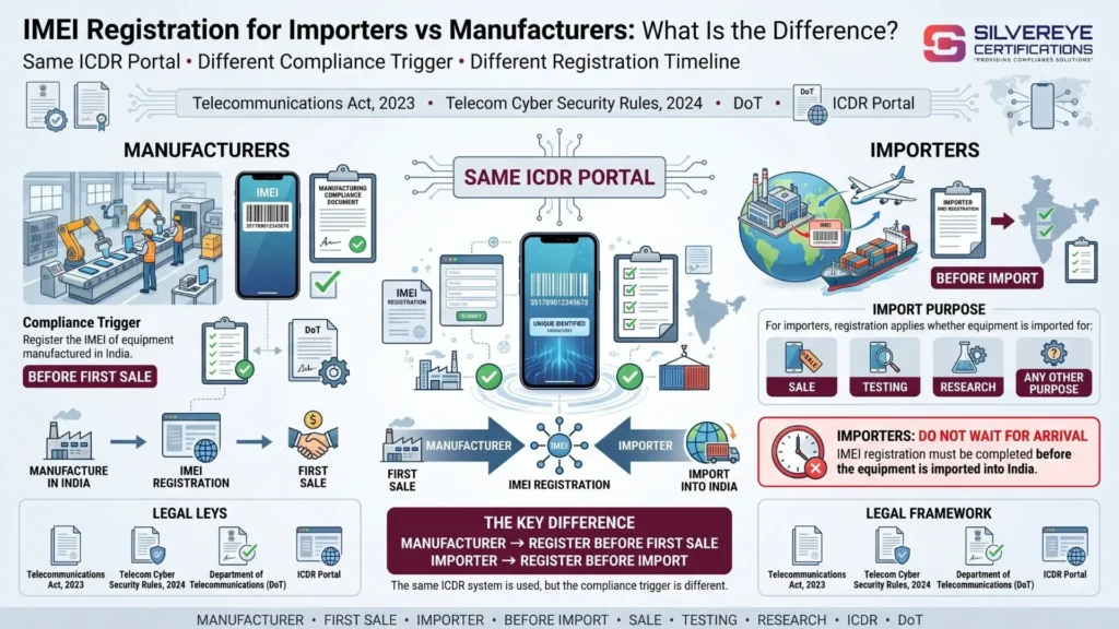 IMEI Registration For Importers Vs Manufacturers