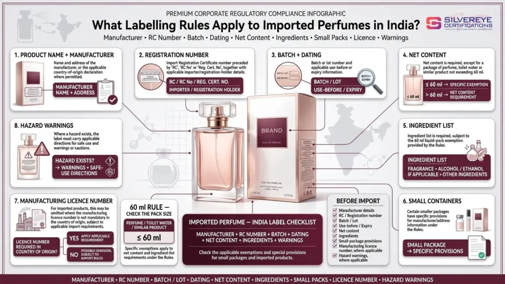 Labelling Rules For Import Perfumes in India