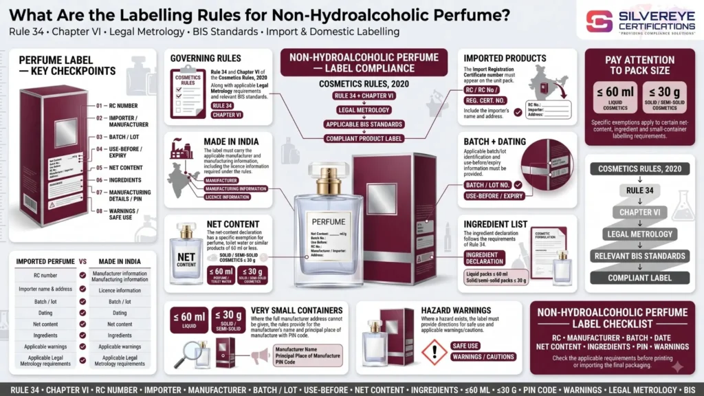 Labelling Rules For Non-hydroalcoholic perfume