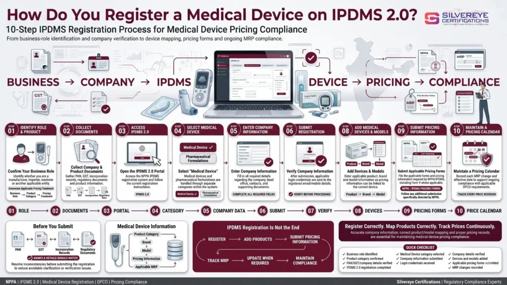 Process for Medical Device registration on IPDMS 2.0