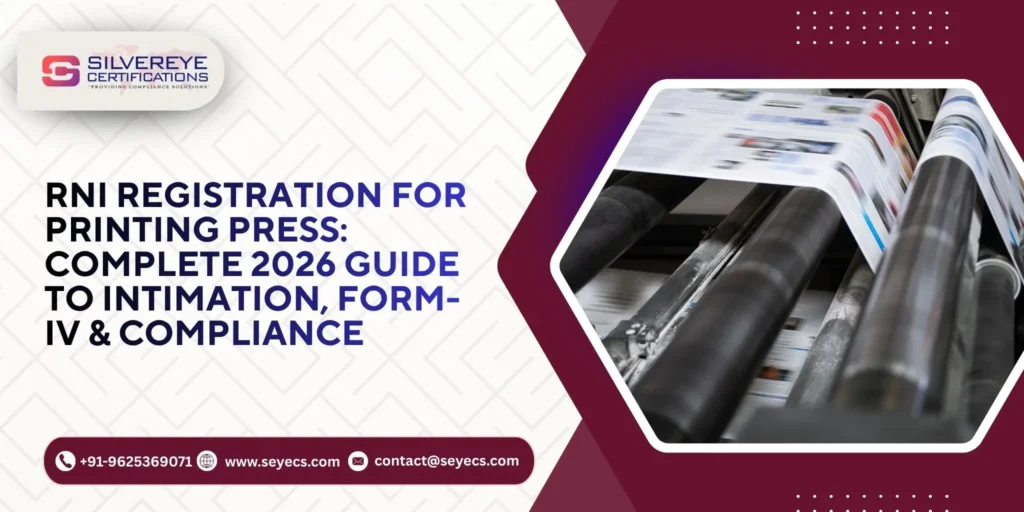 RNI Registration For Printing Press