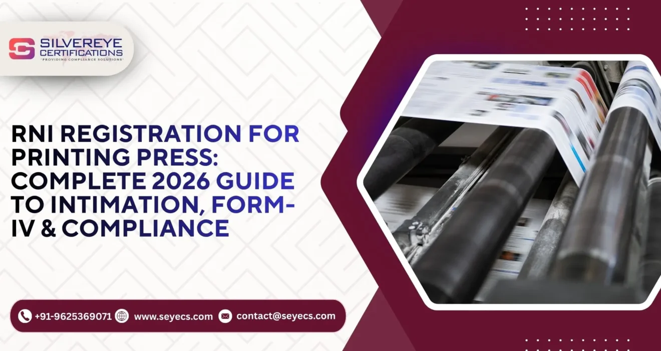 RNI Registration For Printing Press